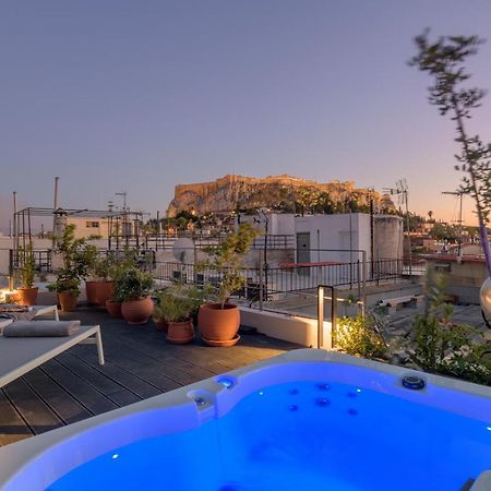Meno Suite With Private Terrace - Jaccuzzi, Acropolis View 雅典 外观 照片