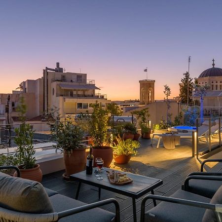 Meno Suite With Private Terrace - Jaccuzzi, Acropolis View 雅典 外观 照片