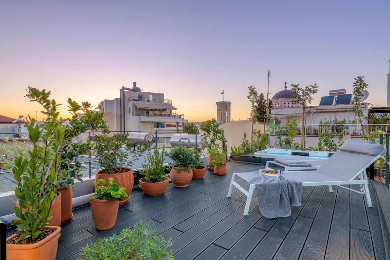 Meno Suite With Private Terrace - Jaccuzzi, Acropolis View 雅典 外观 照片